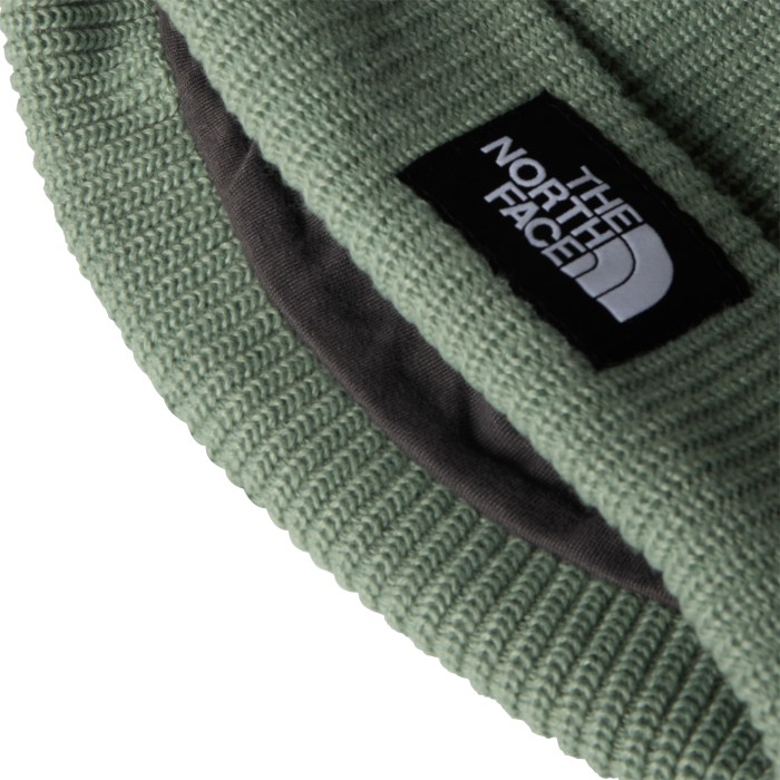 шапка salty lined beanie от бренда the north face вид слева