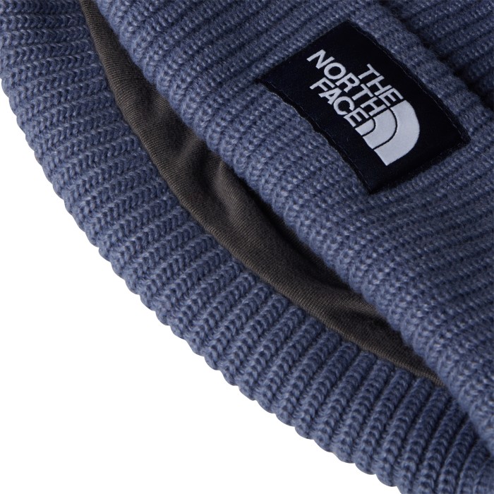 шапка salty lined beanie от бренда the north face вид слева