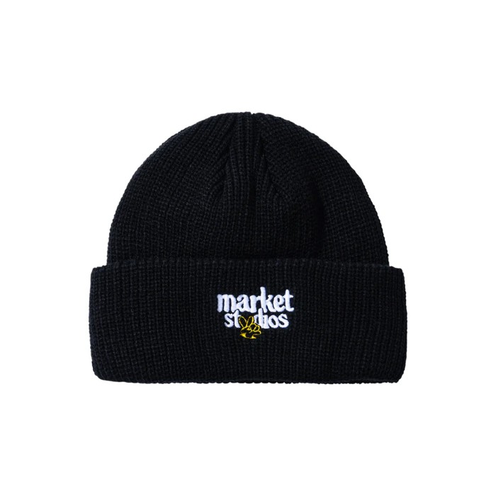 шапка smiley upside down beanie от известного бренда вид слева