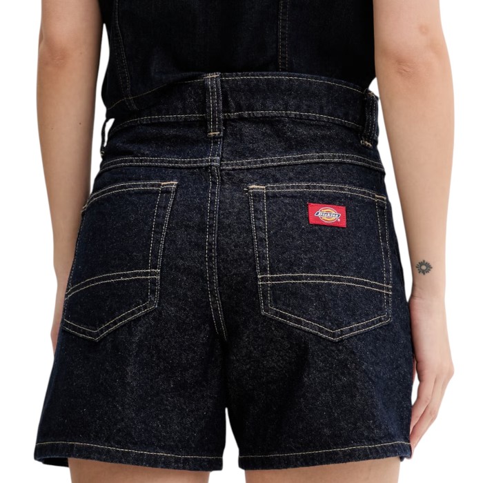шорты 5 inch highaist jean shorts от бренда dickies вид слева