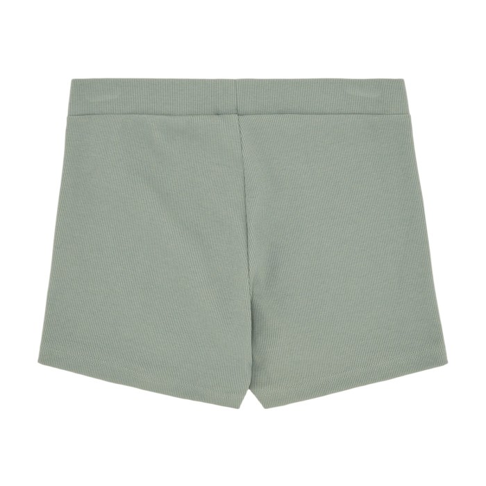 шорты lounge low rise rib short от бренда adidas вид слева