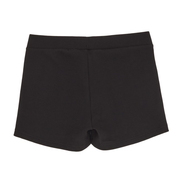шорты lounge rib booty shorts от бренда adidas вид слева