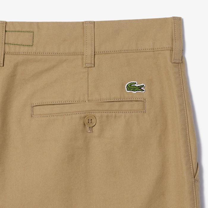 шорты мужские хлопковые шорты lacoste прямого кроя из проверенных материалов спереди