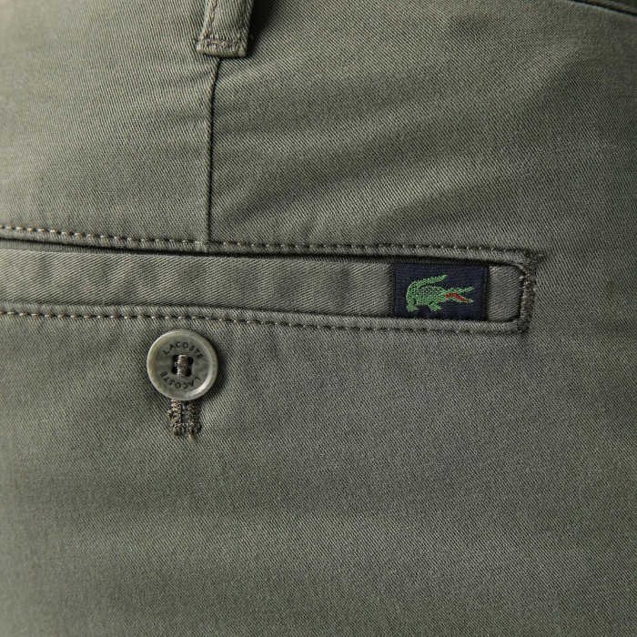 шорты мужские шорты lacoste из эластичного хлопка - качественный продукт вид сбоку
