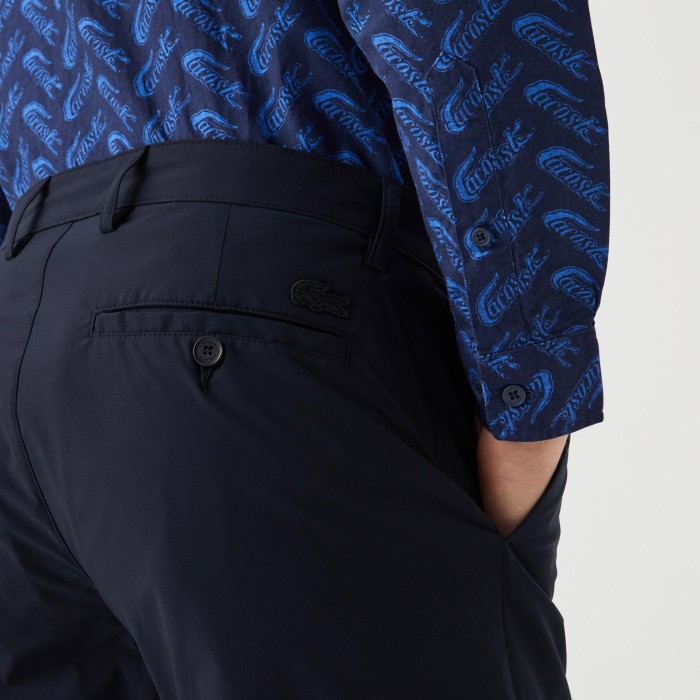 шорты мужские шорты lacoste приталенного кроя - качественный продукт вид сбоку
