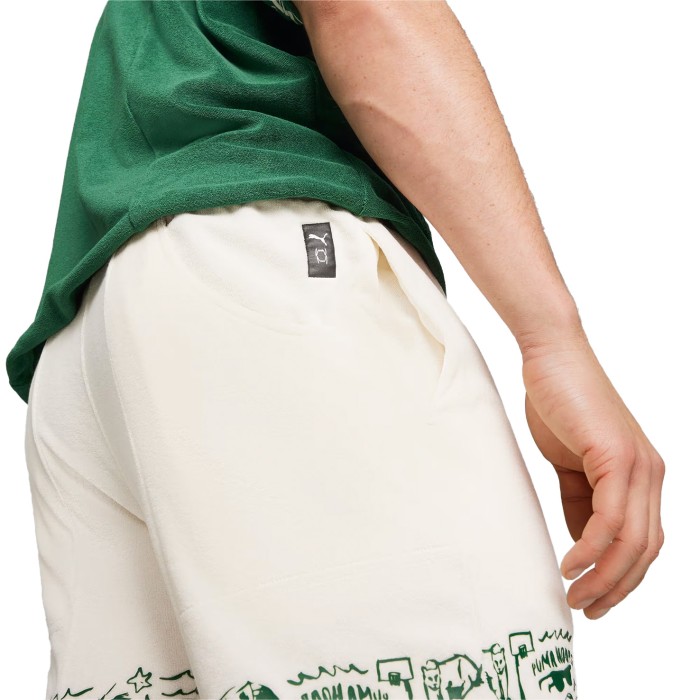 шорты the fairgrounds terry short от бренда puma вид слева