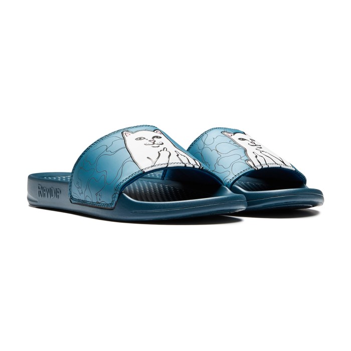 сланцы lord nermal camo slides от бренда ripndip вид слева