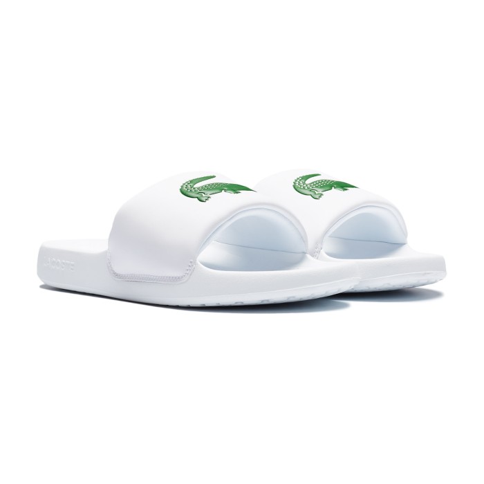 сланцы serve slide 1.0 от бренда lacoste вид слева