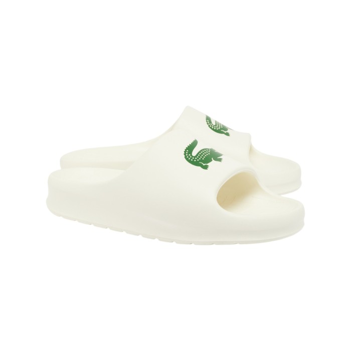 сланцы serve slide 2.0 от бренда lacoste вид слева
