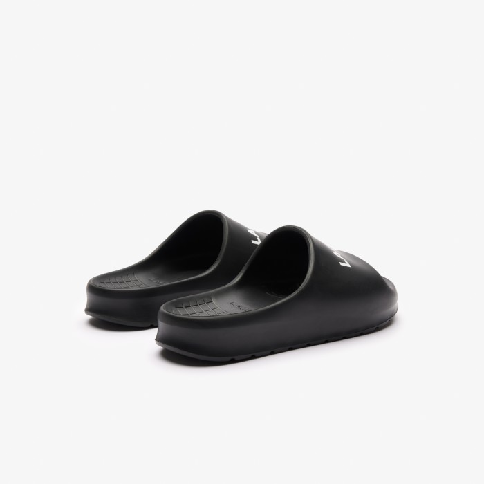 сланцы serve slide 2.0 от бренда lacoste вид слева