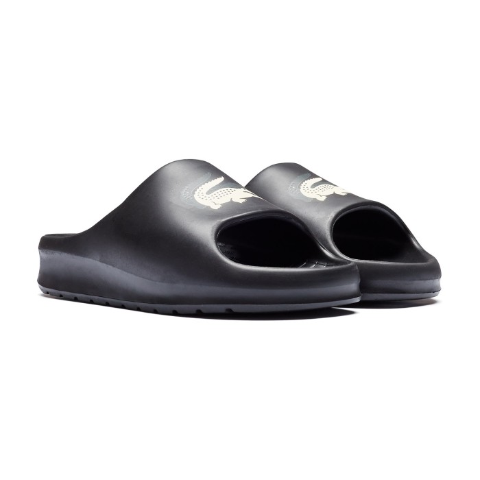 сланцы serve slide 2.0 от бренда lacoste вид слева