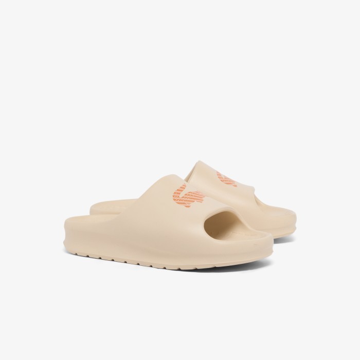 сланцы serve slide 2.0 от бренда lacoste вид слева