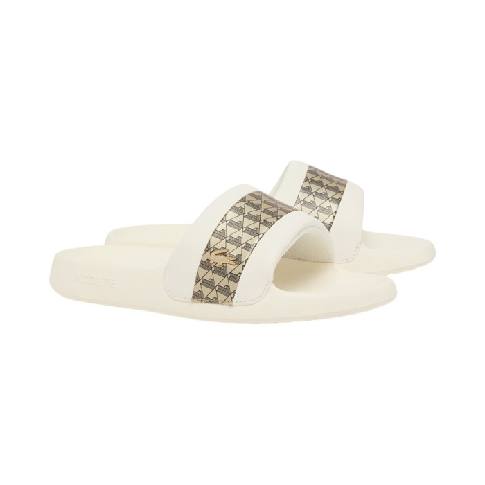сланцы serve slide hyb от бренда lacoste вид слева