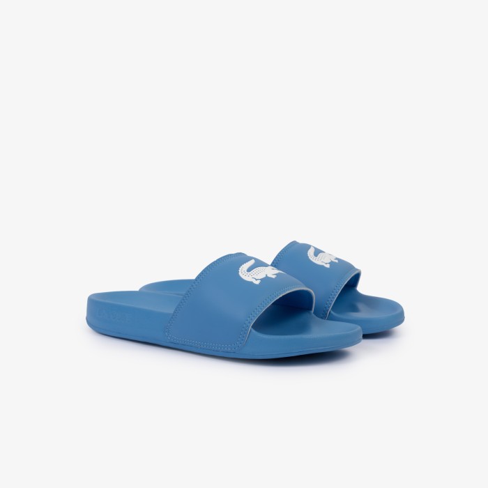 сланцы serve slide от бренда lacoste вид слева