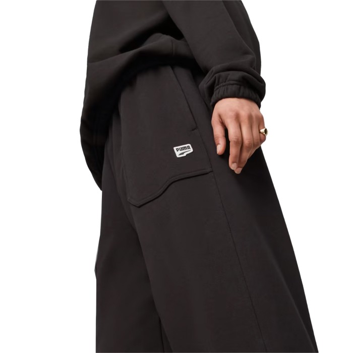 спортивные штаны downtown sweatpants tr puma black от бренда puma вид слева