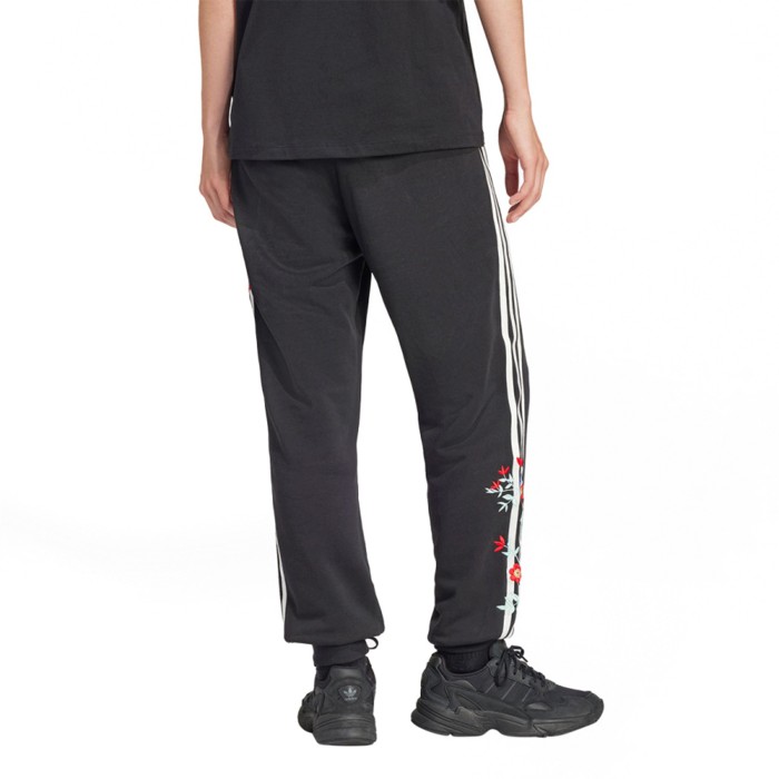спортивные штаны floral joggers от бренда adidas вид слева