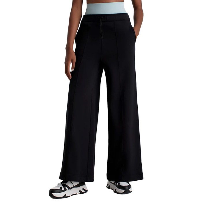 спортивные штаны relaxed wide leg joggers CK00GWS3P600BAE фотография