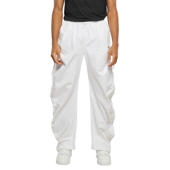 спортивные штаны small signature gathering parachute pants KKKW2410371R00 фотография