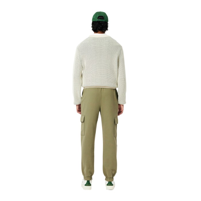 спортивные штаны sweatpants от бренда lacoste вид слева