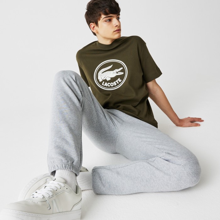 спортивный костюм мужские флисовые брюки lacoste для спорта tennis XH7611CCA фотография