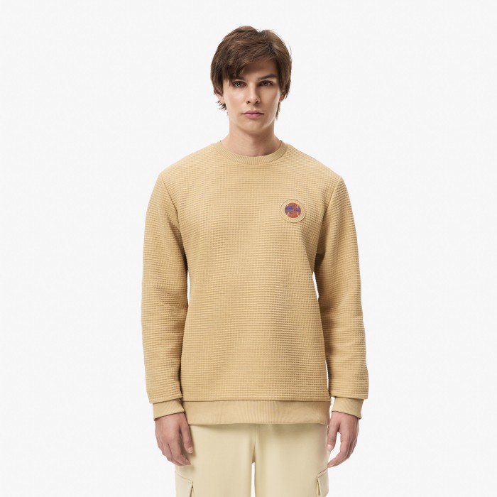 свитер мужской лонгслив lacoste свободного кроя TH263302S фотография