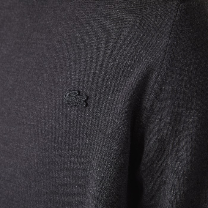 свитер мужской свитер lacoste из шерсти мериноса из шерсти спереди
