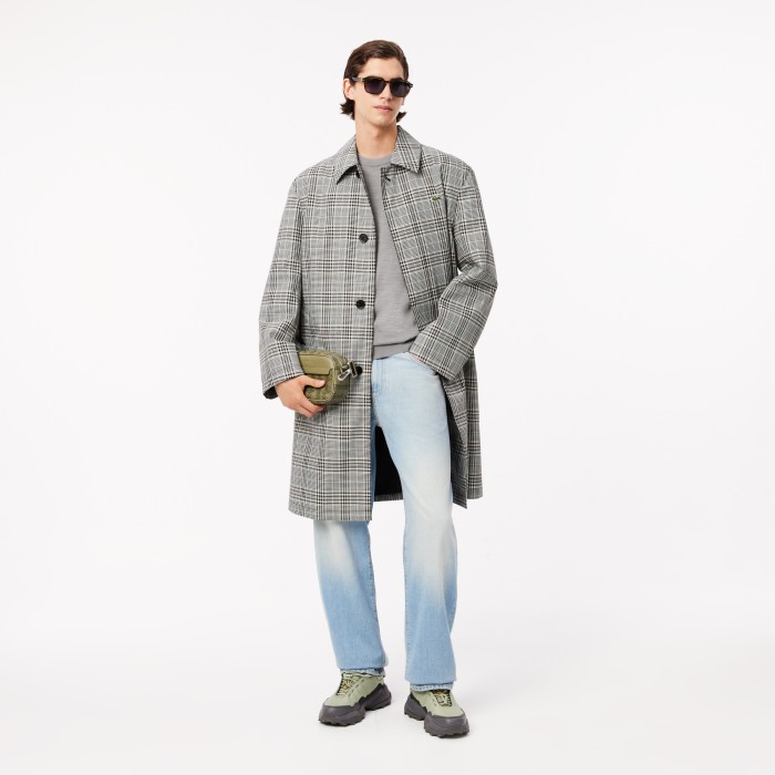 свитер мужской свитер lacoste из шерсти мериноса из шерсти спереди