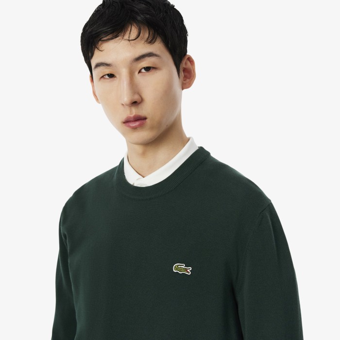 свитер sweater от бренда lacoste вид слева
