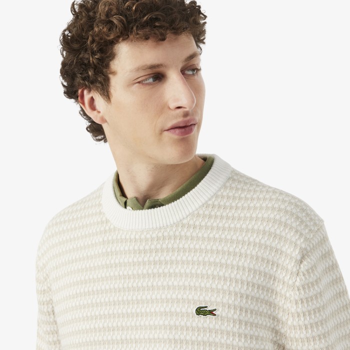 свитер sweater от бренда lacoste вид слева