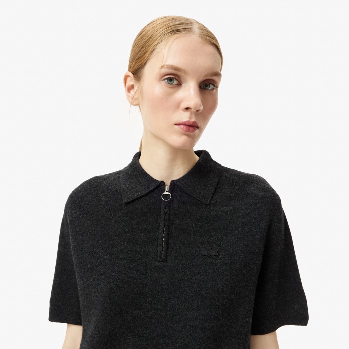 свитер sweater от бренда lacoste вид слева