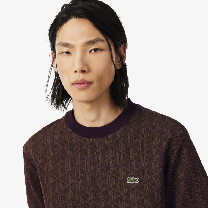 свитер sweater от бренда lacoste вид слева