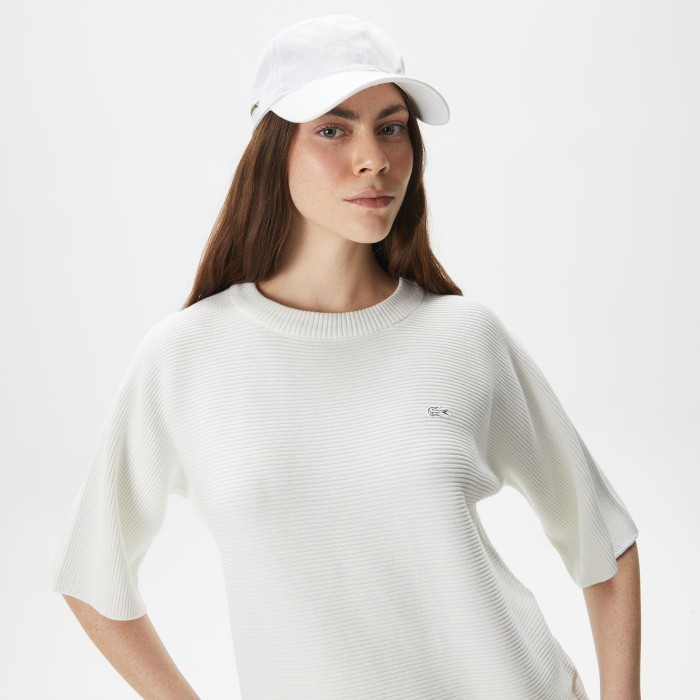 свитер sweater от бренда lacoste вид слева