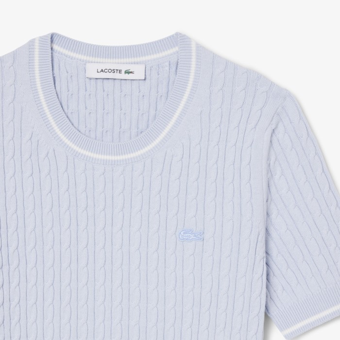 свитер sweater от бренда lacoste вид слева