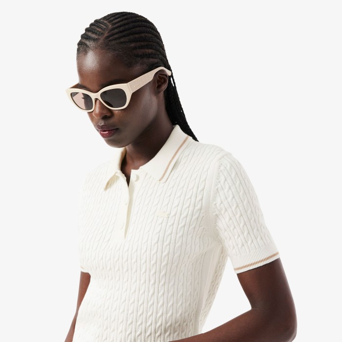 свитер sweater от бренда lacoste вид слева