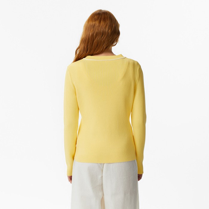 свитер sweater от бренда lacoste вид слева