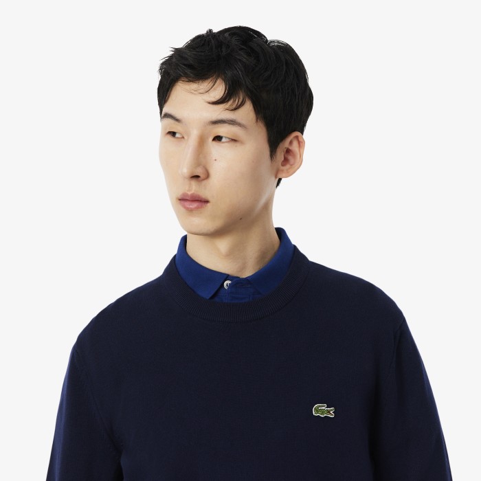 свитер sweater от бренда lacoste вид слева
