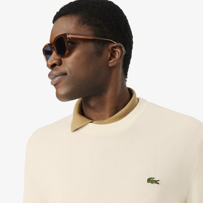 свитер sweater от бренда lacoste вид слева