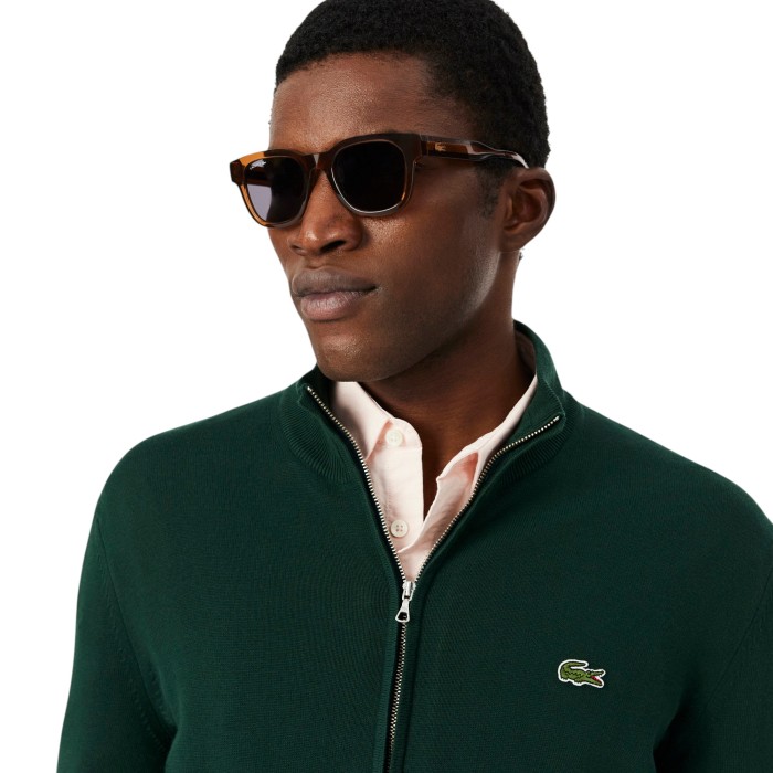 свитер sweater от бренда lacoste вид слева