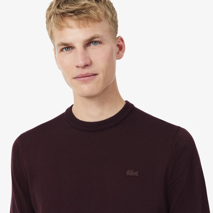 свитер sweater от бренда lacoste вид слева
