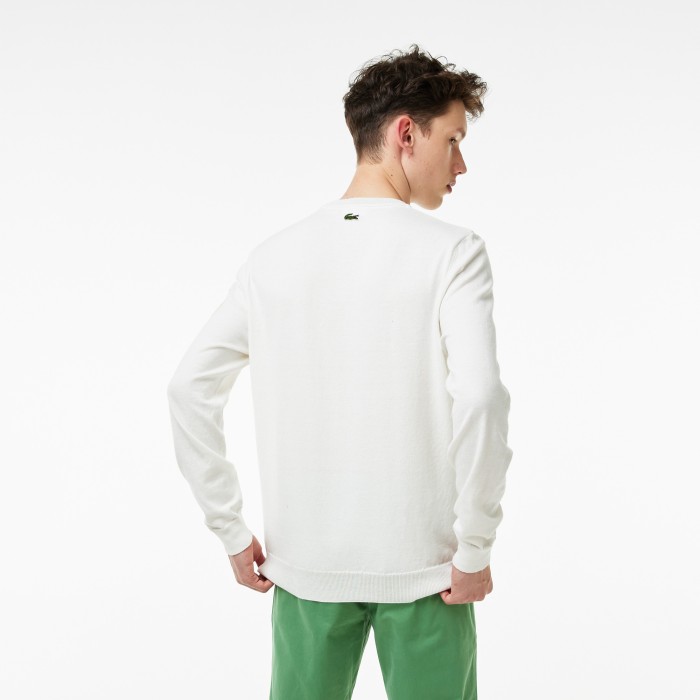 свитер sweater от бренда lacoste вид слева