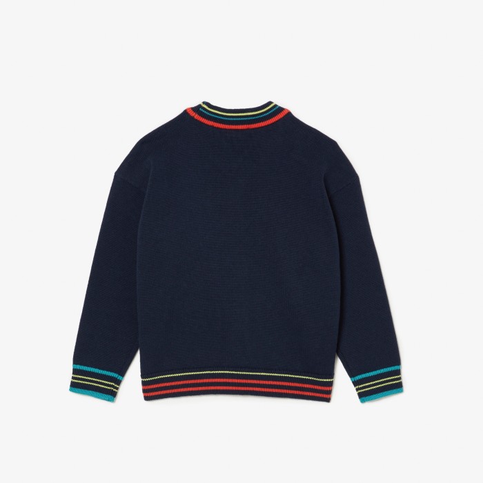 свитер sweater от бренда lacoste вид слева
