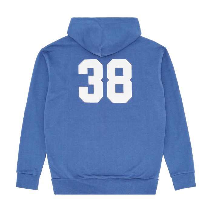 толстовка 38 embroidery detail hoodie от бренда hole academie вид слева