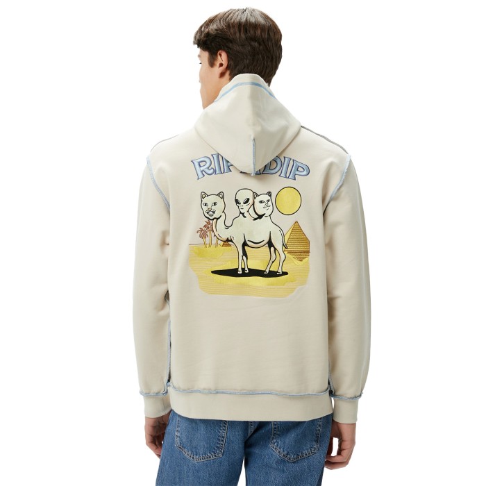 толстовка barnum hoodie от бренда ripndip вид слева
