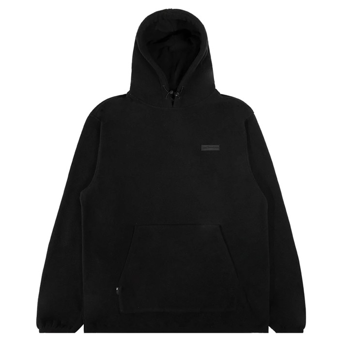 толстовка basin pullover HNT23F102010BLACK фотография