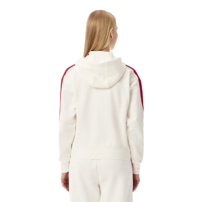 толстовка cangoroo hoodie от бренда lacoste вид слева