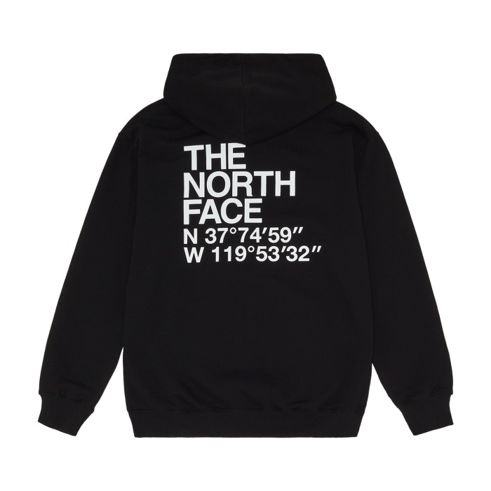 толстовка coordinates hoodie от бренда the north face вид слева