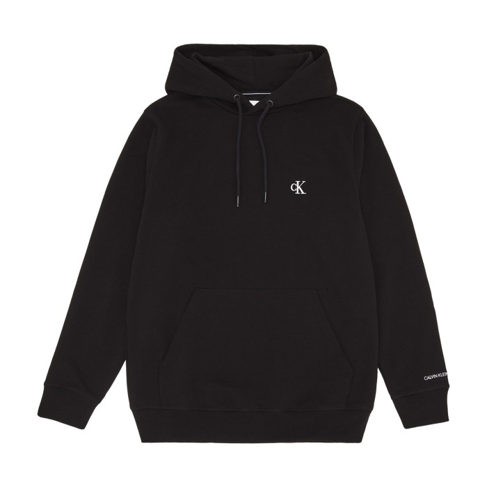 толстовка cotton blend fleece hoodie CKJ30J315713BAE фотография