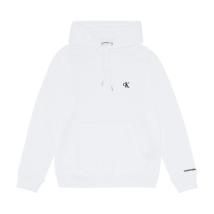 толстовка cotton blend fleece hoodie CKJ30J315713YAF фотография