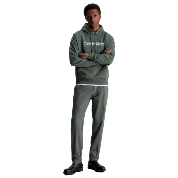 толстовка cotton terry logo hoodie по цене 9443 руб вид справа