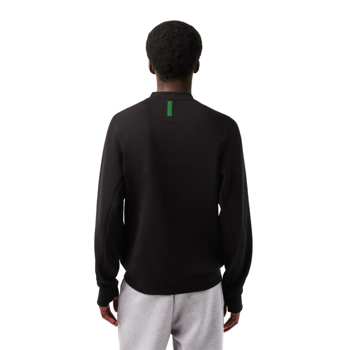 толстовка crew neck от бренда lacoste вид слева